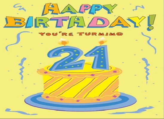 happy 21st birthday poems